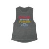 Strong is Finding Power in the Pain - Women's Flowy Scoop Muscle Tank - Image 2