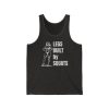 Legs Built By Squats - Unisex Jersey Tank - Image 4