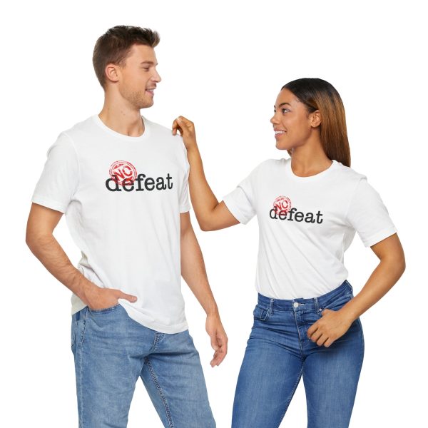 No Defeat - Unisex Jersey Short Sleeve Tee - Image 2