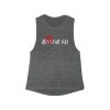 No Giving Up - Women's Flowy Scoop Muscle Tank - Image 3