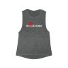 No Weakness - Women's Flowy Scoop Muscle Tank - Image 3