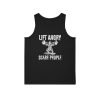 Lift Angry, Scare People. - Unisex Softstyle™ Tank Top - Image 2