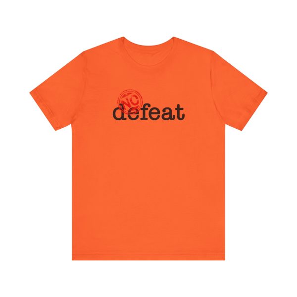 No Defeat - Unisex Jersey Short Sleeve Tee - Image 3