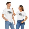 Lifts Heavy, Walks in Heels - Unisex Jersey Short Sleeve Tee - Image 2