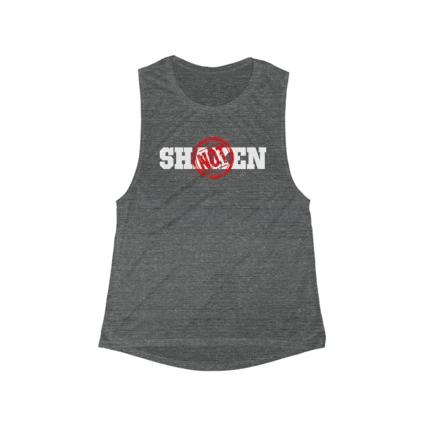 Not Shaken - Women's Flowy Scoop Muscle Tank - Image 3