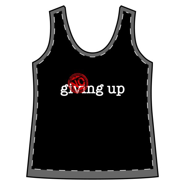 No Giving Up - Women's Sporty Racerback Tank
