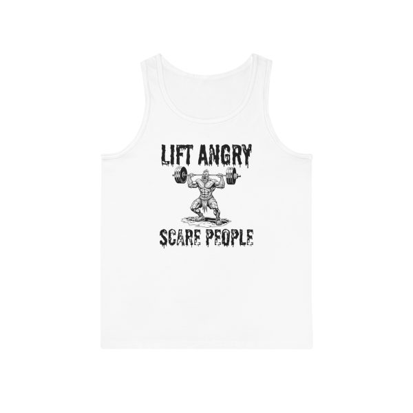 Lift Angry, Scare People. - Unisex Softstyle™ Tank Top