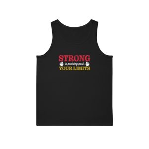 Strong is Pushing Past Your Limits - Unisex Softstyle™ Tank Top