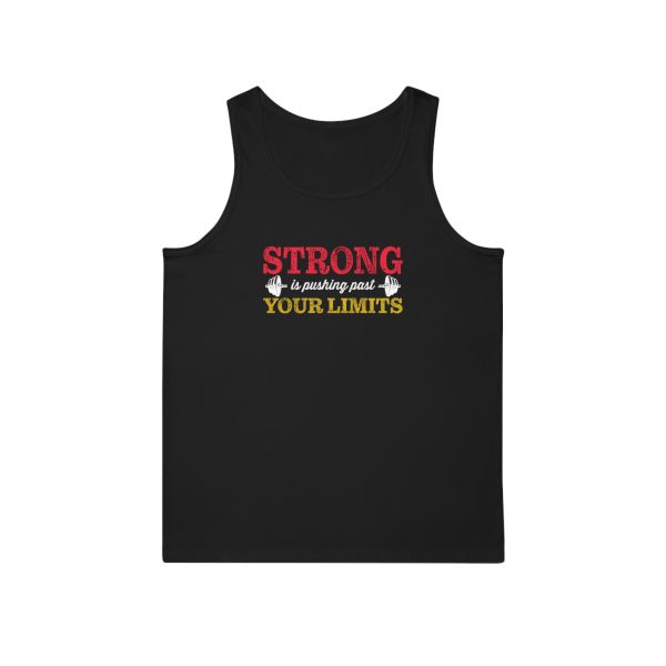 Strong is Pushing Past Your Limits - Unisex Softstyle™ Tank Top