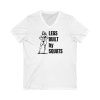 Legs Built By Squats - Unisex Jersey Short Sleeve V-Neck Tee