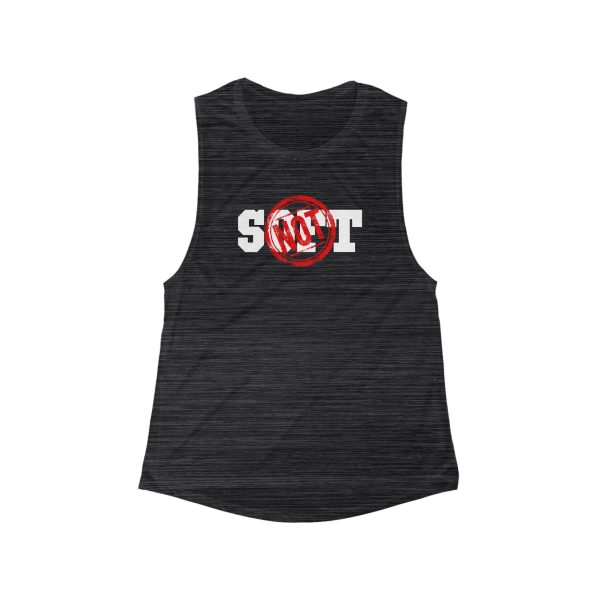 Not Soft - Women's Flowy Scoop Muscle Tank - Image 4