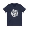 Lift Like a Girl - Unisex Jersey Short Sleeve V-Neck Tee - Image 5