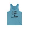 Legs Built By Squats - Unisex Jersey Tank - Image 5