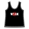 Not Weak - Women's Sporty Racerback Tank - Image 2