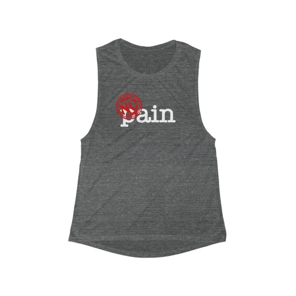 TEMPLATE - Women's Flowy Scoop Muscle Tank - Image 3