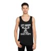 Lift Angry, Scare People. - Unisex Softstyle™ Tank Top - Image 3