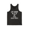 Lift Angry, Scare People. - Unisex Jersey Tank - Image 5