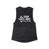Train Hard, Stay Pretty - Women's Flowy Scoop Muscle Tank - Image 4