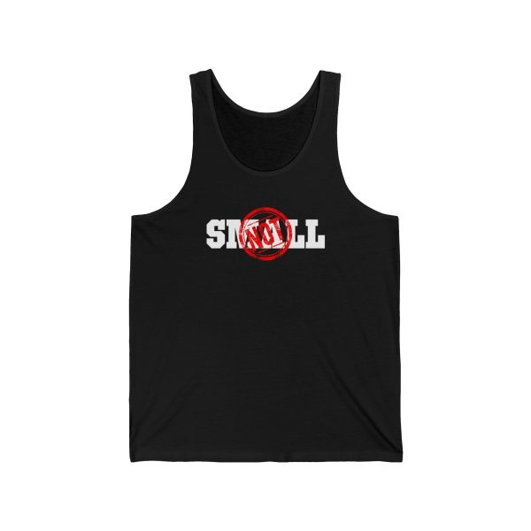 Not Small - Unisex Jersey Tank - Image 3