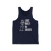 Legs Built By Squats - Unisex Jersey Tank - Image 6