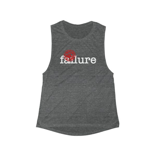 No Failure - Women's Flowy Scoop Muscle Tank - Image 3