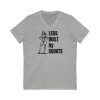 Legs Built By Squats - Unisex Jersey Short Sleeve V-Neck Tee - Image 4