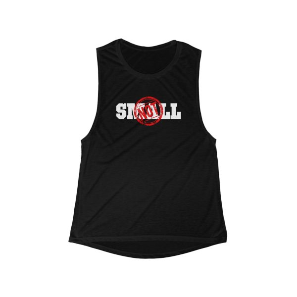 Not Small - Women's Flowy Scoop Muscle Tank