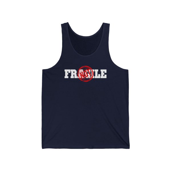 Not Fragile - Unisex Jersey Tank - Image 6