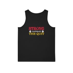 Strong is Pushing past the Quit - Unisex Softstyle™ Tank Top