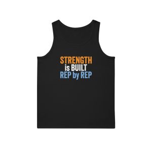 Strength is Built Rep by Rep - Unisex Softstyle™ Tank Top