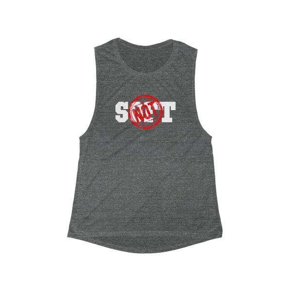 Not Soft - Women's Flowy Scoop Muscle Tank - Image 3