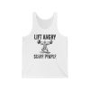 Lift Angry, Scare People. - Unisex Jersey Tank