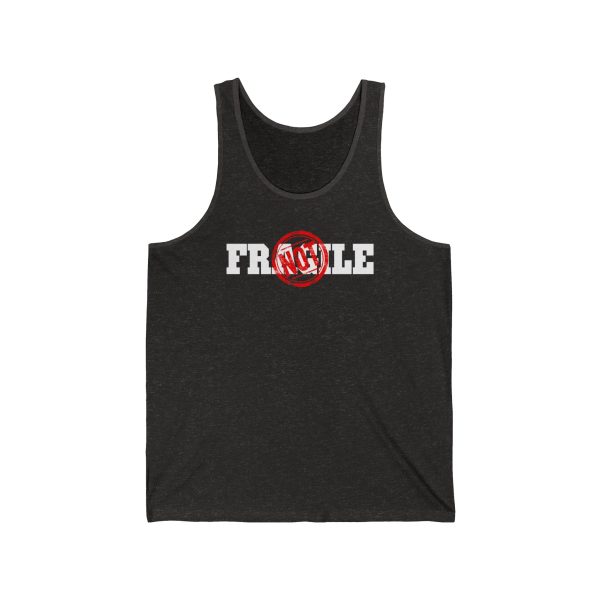 Not Fragile - Unisex Jersey Tank - Image 4