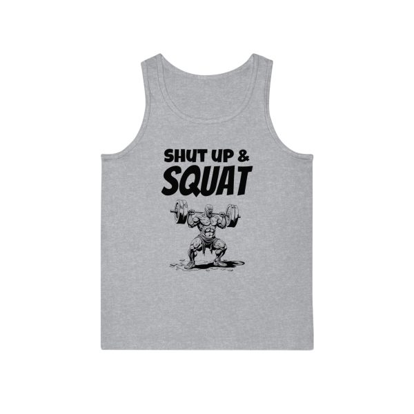 Shut Up & Squat. - Unisex Softstyle™ Tank Topa - Image 5