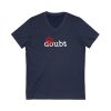 No Doubt - Unisex Jersey Short Sleeve V-Neck Tee - Image 5