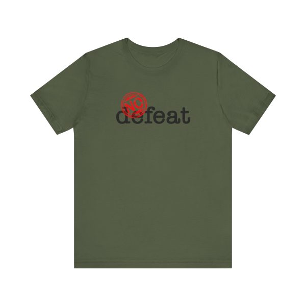 No Defeat - Unisex Jersey Short Sleeve Tee - Image 9