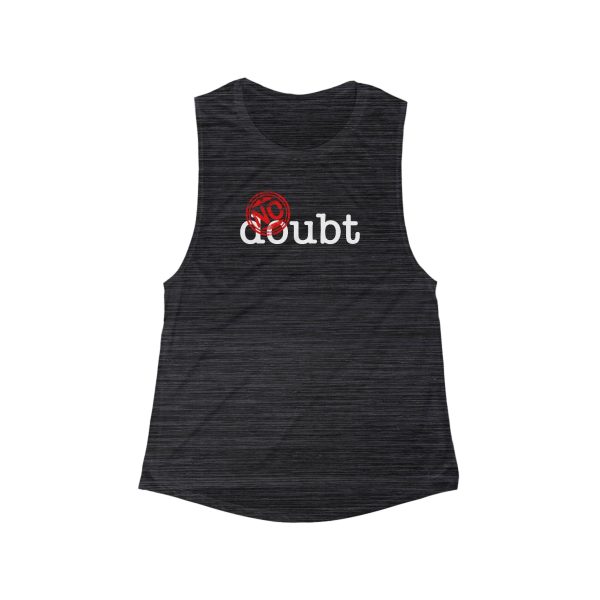 No Doubt - Women's Flowy Scoop Muscle Tank - Image 4