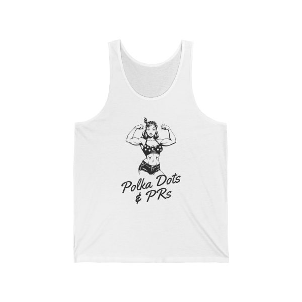 Polka Dots & PRs - Unisex Jersey Tank