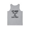 Lift Angry, Scare People. - Unisex Softstyle™ Tank Top - Image 5