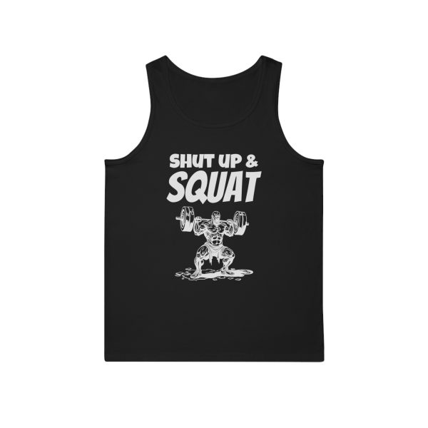Shut Up & Squat. - Unisex Softstyle™ Tank Topa - Image 2