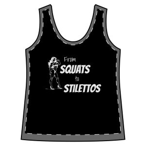 From Squats to Stilettos - Women's Sporty Racerback Tank
