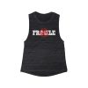 Not Fragile - Women's Flowy Scoop Muscle Tank - Image 4