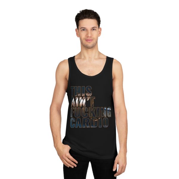 This Ain't Fucking Cardio  - Unisex Softstyle™ Tank Top - Image 2