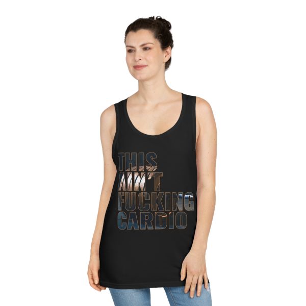 This Ain't Fucking Cardio  - Unisex Softstyle™ Tank Top - Image 3