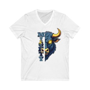 Mighty - Unisex Jersey Short Sleeve V-Neck Tee